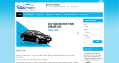 Desktop Screenshot of gurumotorspune.com